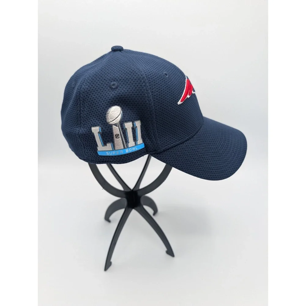 New Era 39Thirty New‎ England Patriots Super Bowl LIII Dark Blue Hat Size S-M